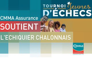 Tournoi Jeunes Châlons Échiquier Châlonnais - CMMA Assurance partenaire